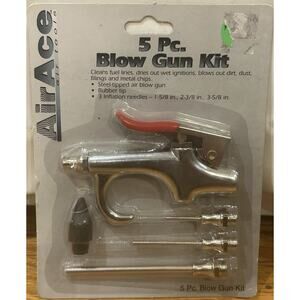 NIB AirAce 5 Pc. Blow Gun Kit